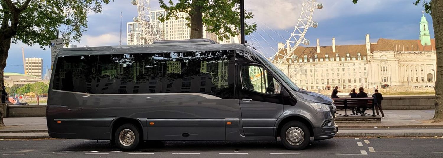 Private vehicle waiting outside a hotel for tours and multi-day programmes.